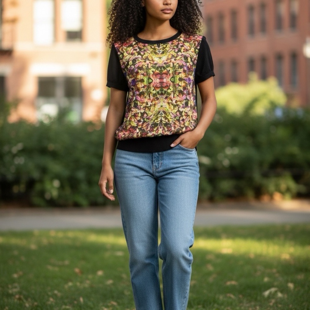 Ted Baker London Floral Top Size 2